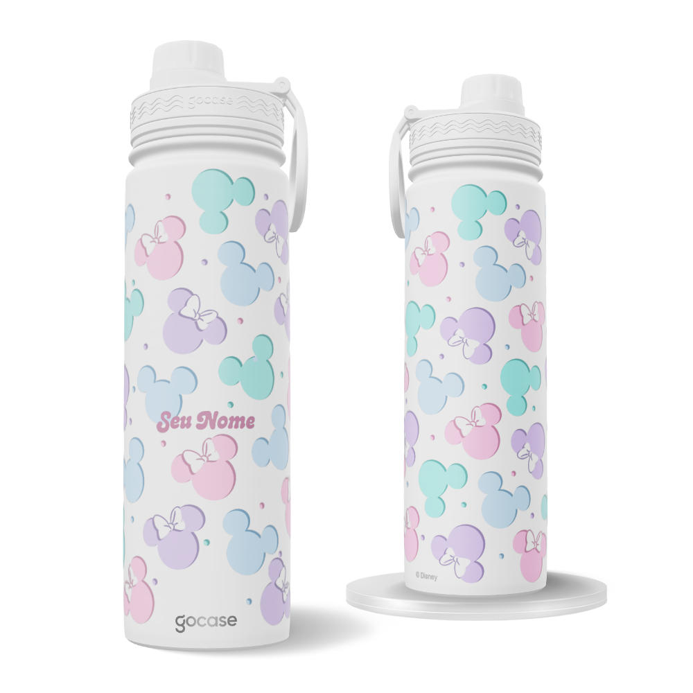 Garrafa Térmica Fresh + Ebook - Mickey & Amigos - Orelhinhas