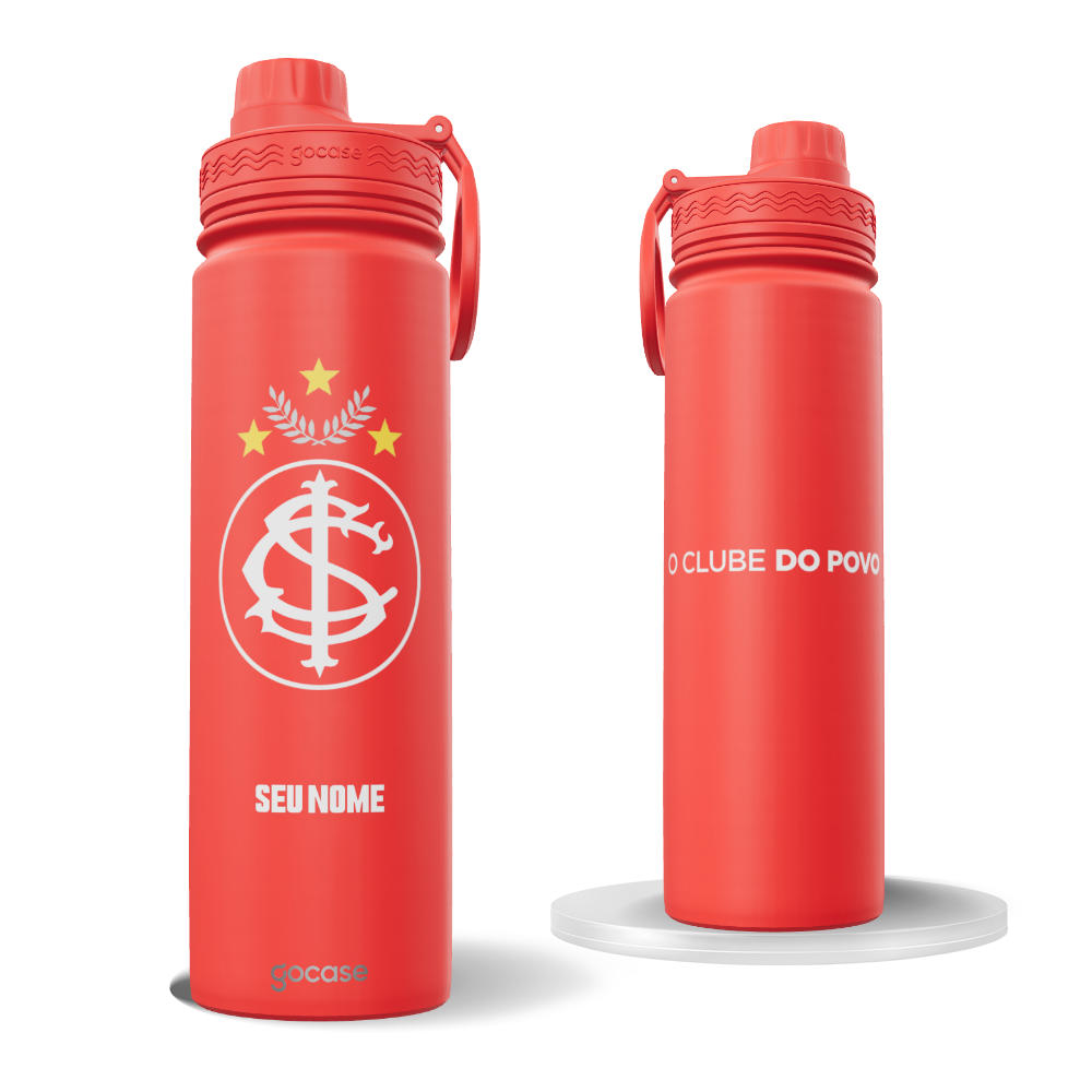 Garrafa Térmica Fresh + Ebook - Internacional - Escudo Retrô