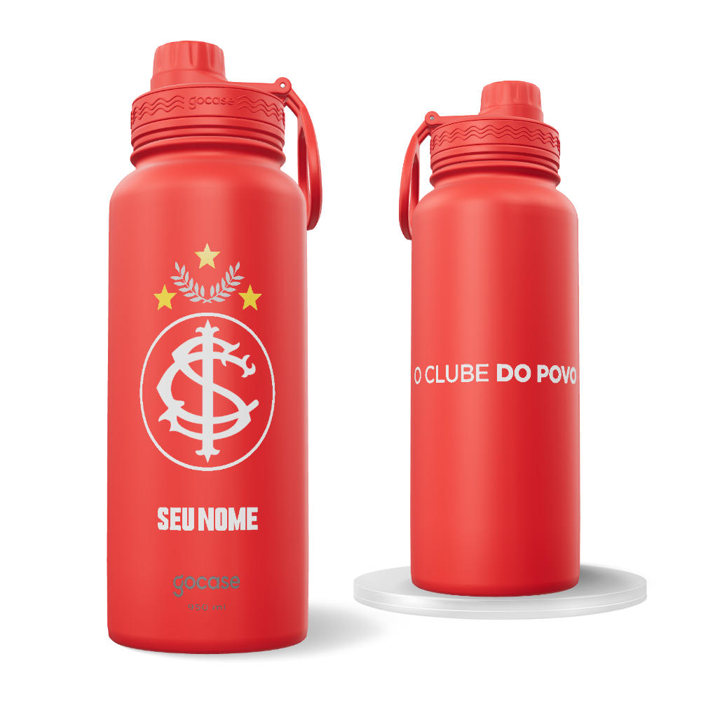 Garrafa Térmica Fresh + Ebook - Internacional - Escudo Retrô Garrafa Térmica Fresh + Ebook - Internacional - Escudo Retrô