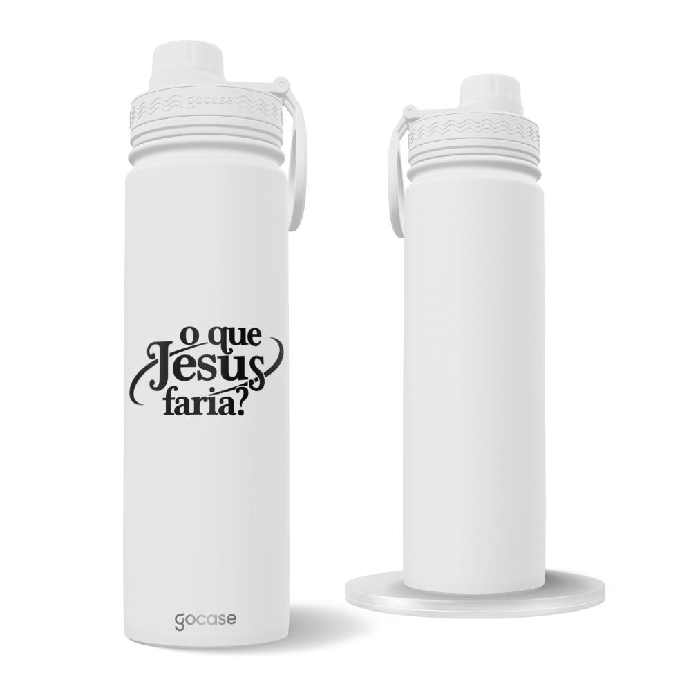 Garrafa Térmica Fresh + Ebook - O Que Jesus Faria