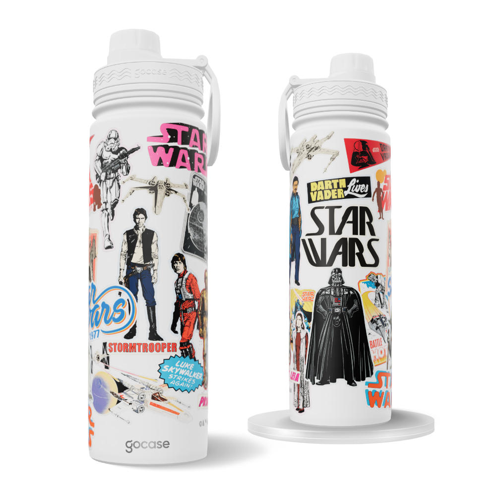 Garrafa Térmica Fresh + Ebook - Star Wars - Colagem