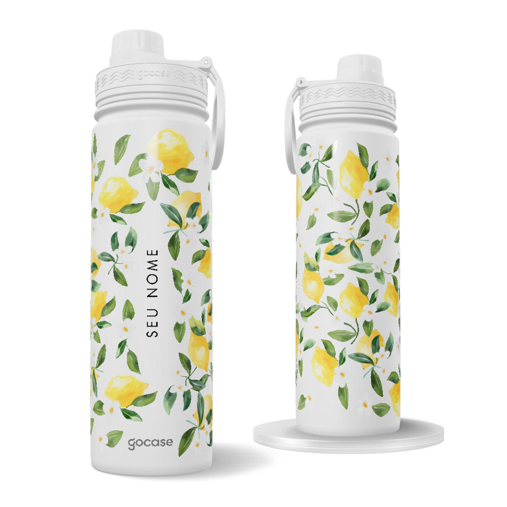 Garrafa Térmica Fresh + Ebook - Lemon Fruit