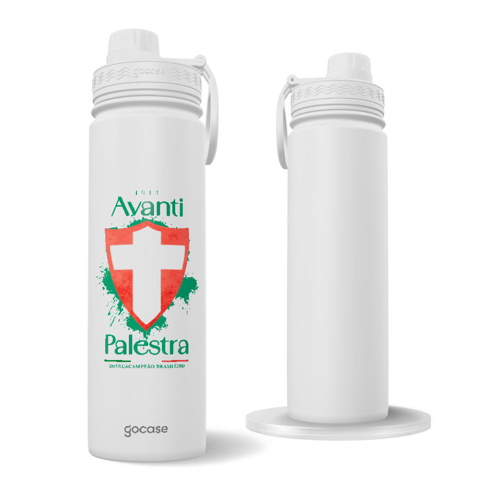 Garrafa Térmica Fresh + Ebook - Palmeiras - Avanti Palestra Dodecacampeão Garrafa Térmica Fresh + Ebook - Palmeiras - Avanti Palestra Dodecacampeão
