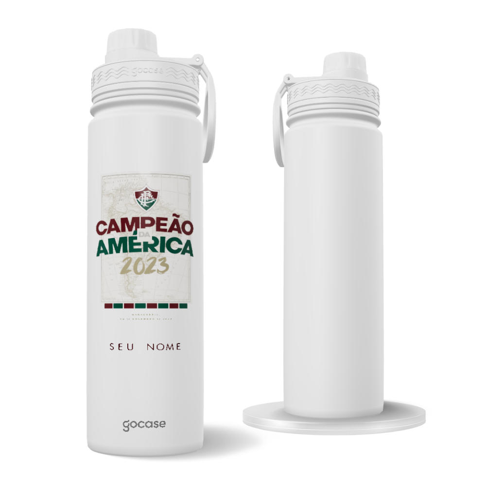 Garrafa Térmica Fresh + Ebook - Fluminense - Campeão 2023 Mapa Garrafa Térmica Fresh + Ebook - Fluminense - Campeão 2023 Mapa