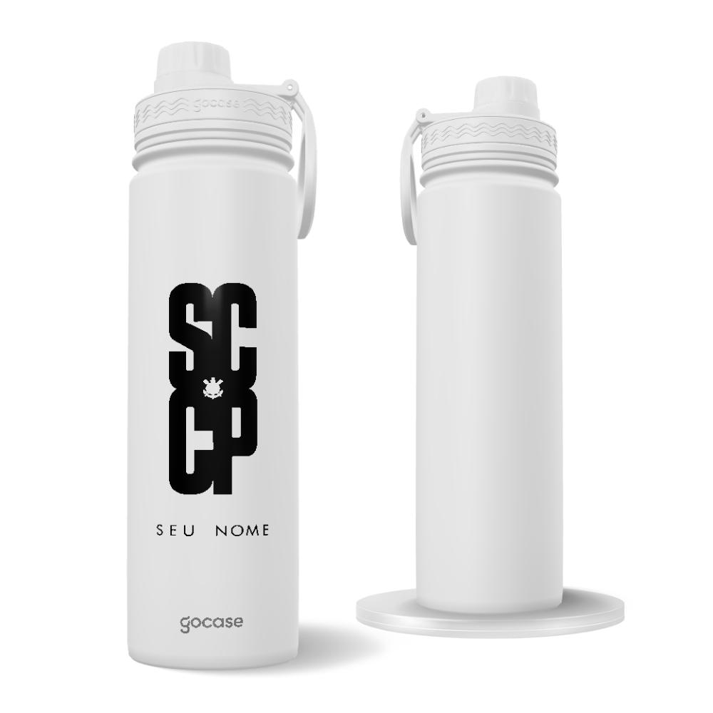 Garrafa Térmica Fresh + Ebook - Corinthians SCCP Garrafa Térmica Fresh + Ebook - Corinthians SCCP