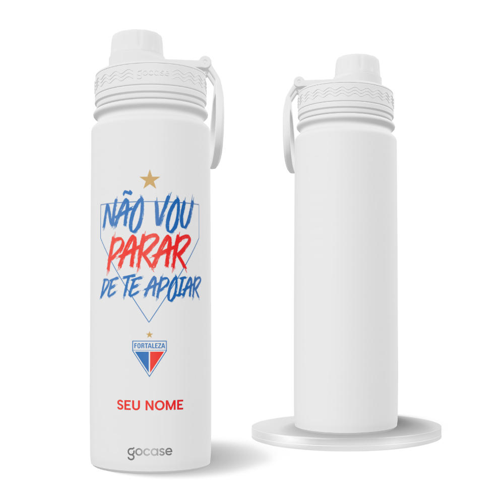 Garrafa Térmica Fresh + Ebook - Fortaleza - Não Vou Parar De Te Apoiar