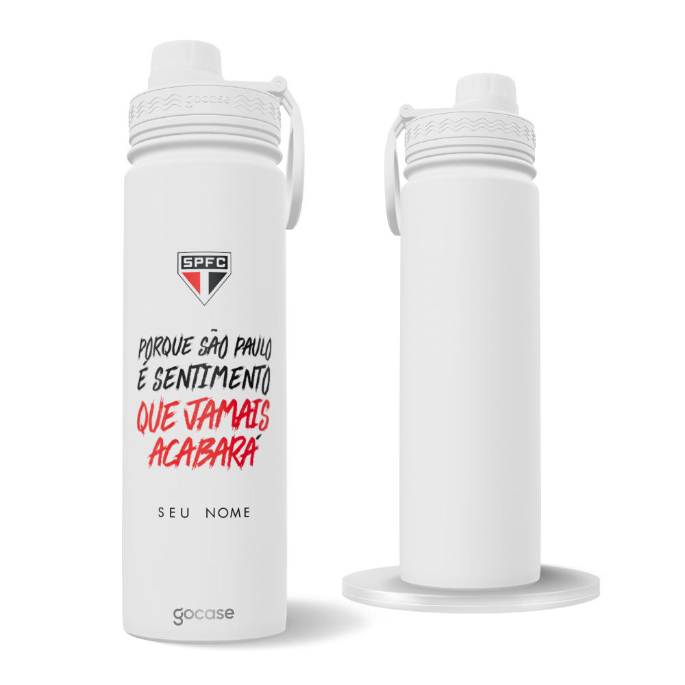 Garrafa Térmica Fresh + Ebook - São Paulo - Porque São Paulo é Sentimento