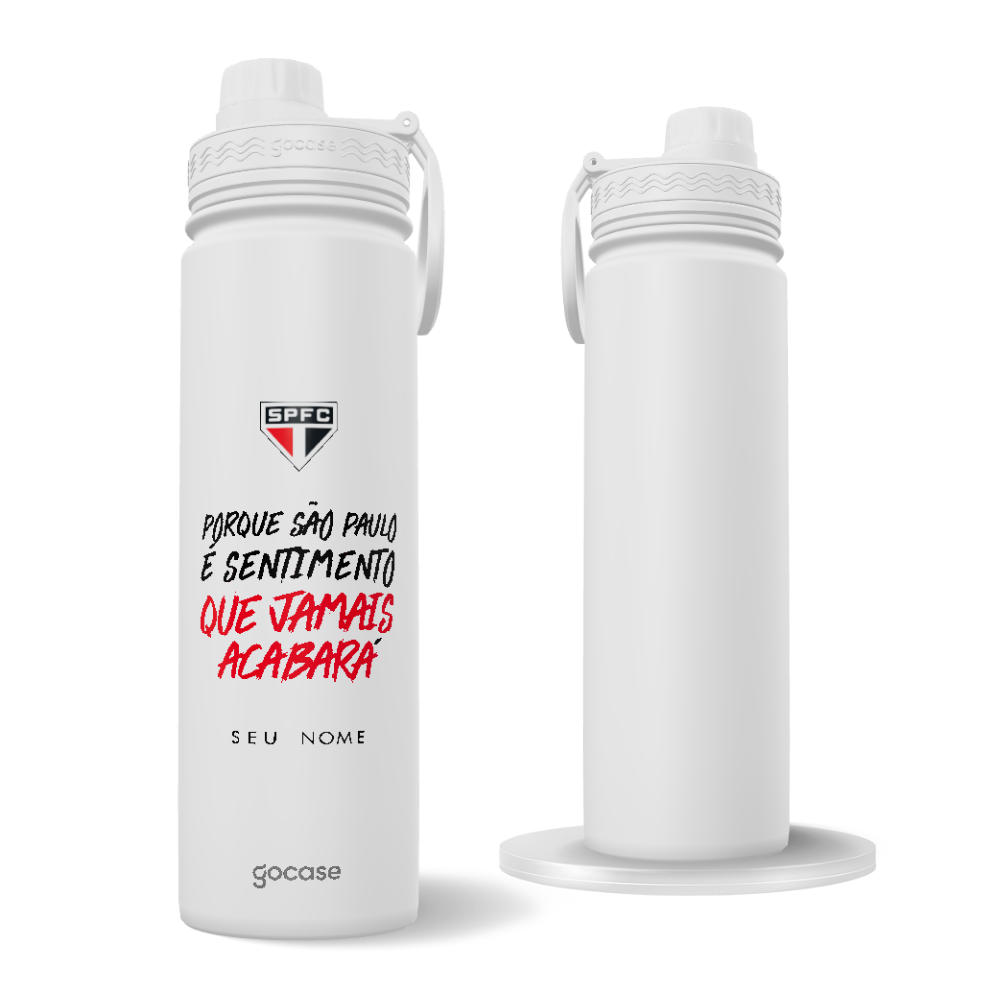 Garrafa Térmica Fresh + Ebook - São Paulo - Porque São Paulo é Sentimento