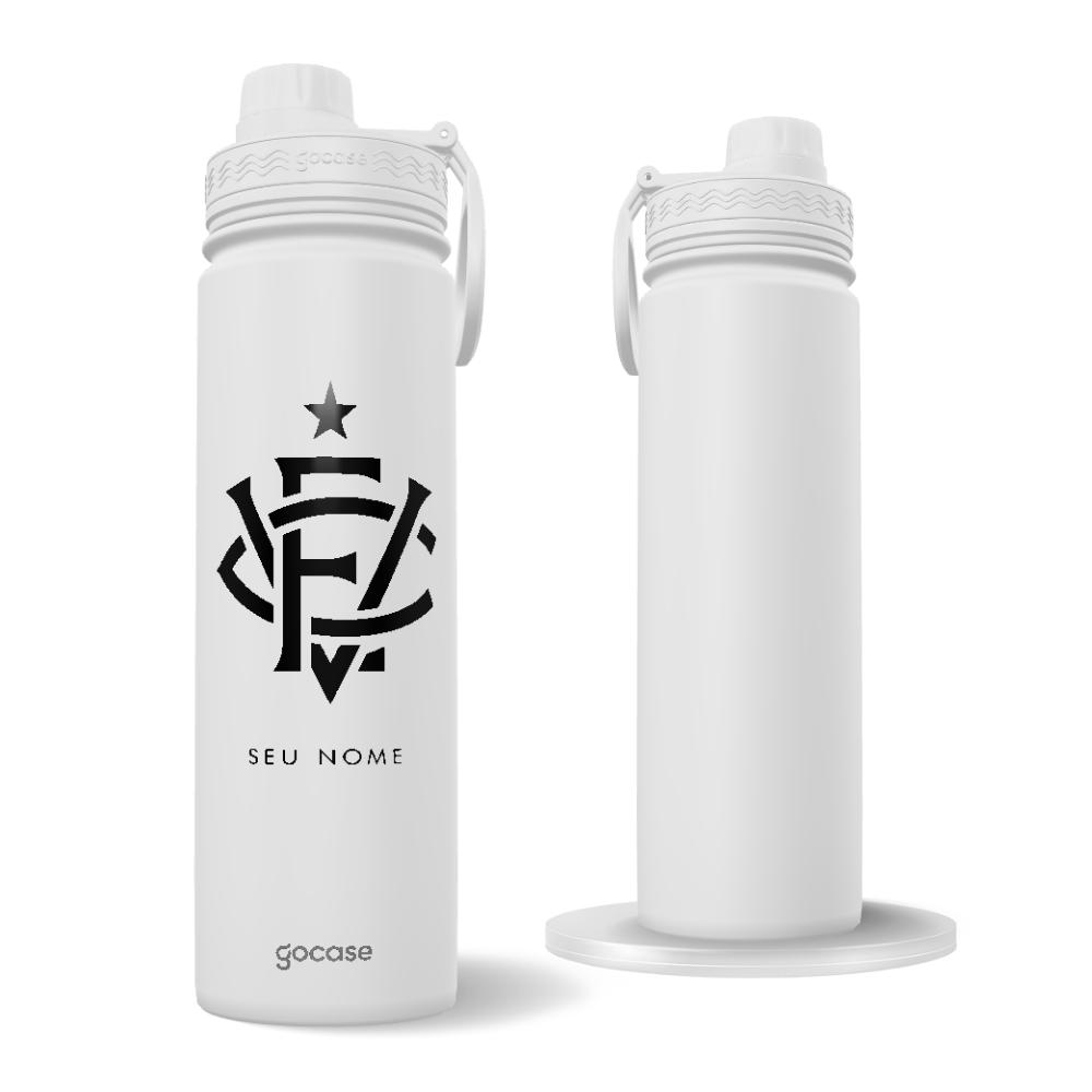Garrafa Térmica Fresh + Ebook - Vitória - Escudo Minimalista