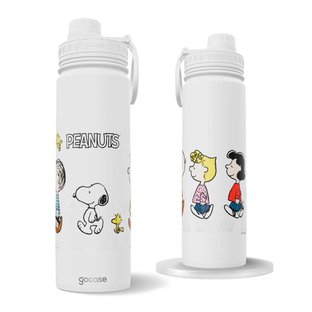 Garrafa Térmica Fresh + Ebook - The Peanuts