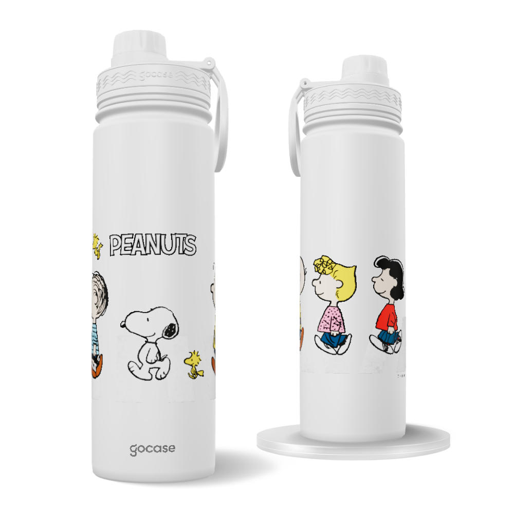 Garrafa Térmica Fresh + Ebook - The Peanuts