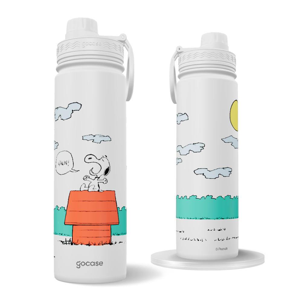 Garrafa Térmica Fresh + Ebook - Snoopy Morning