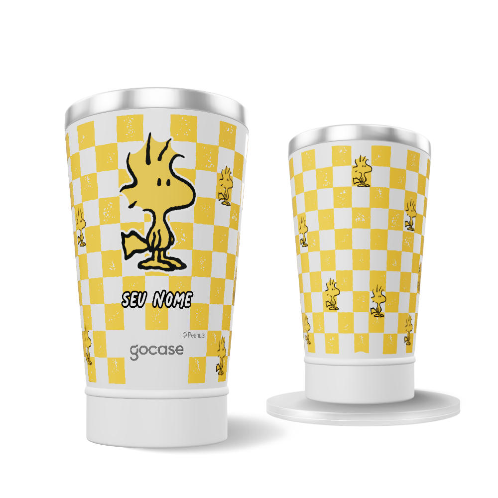 Copo Térmico + Ebook - Woodstock Vichy