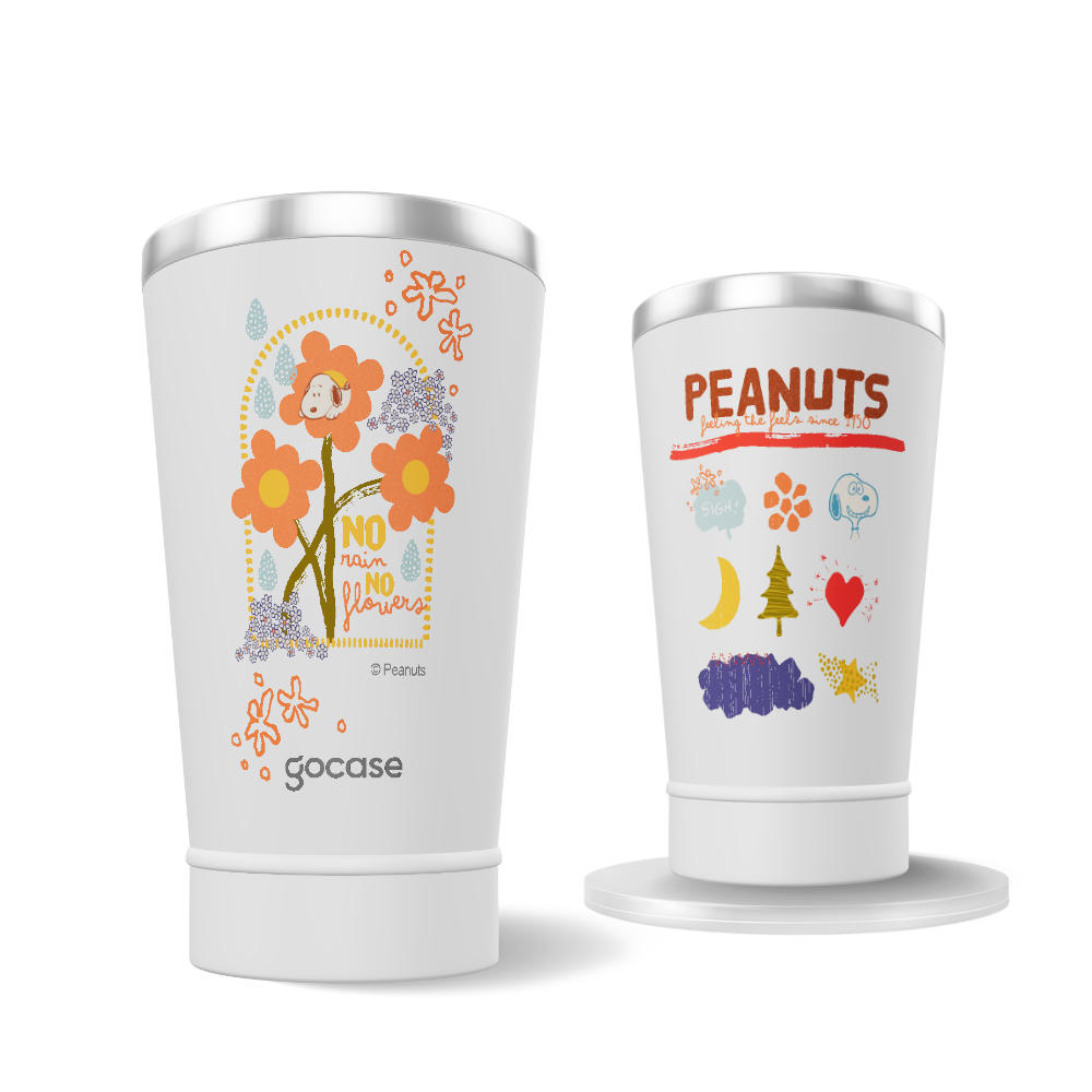 Copo Térmico + Ebook - Snoopy - Peanut Cottage