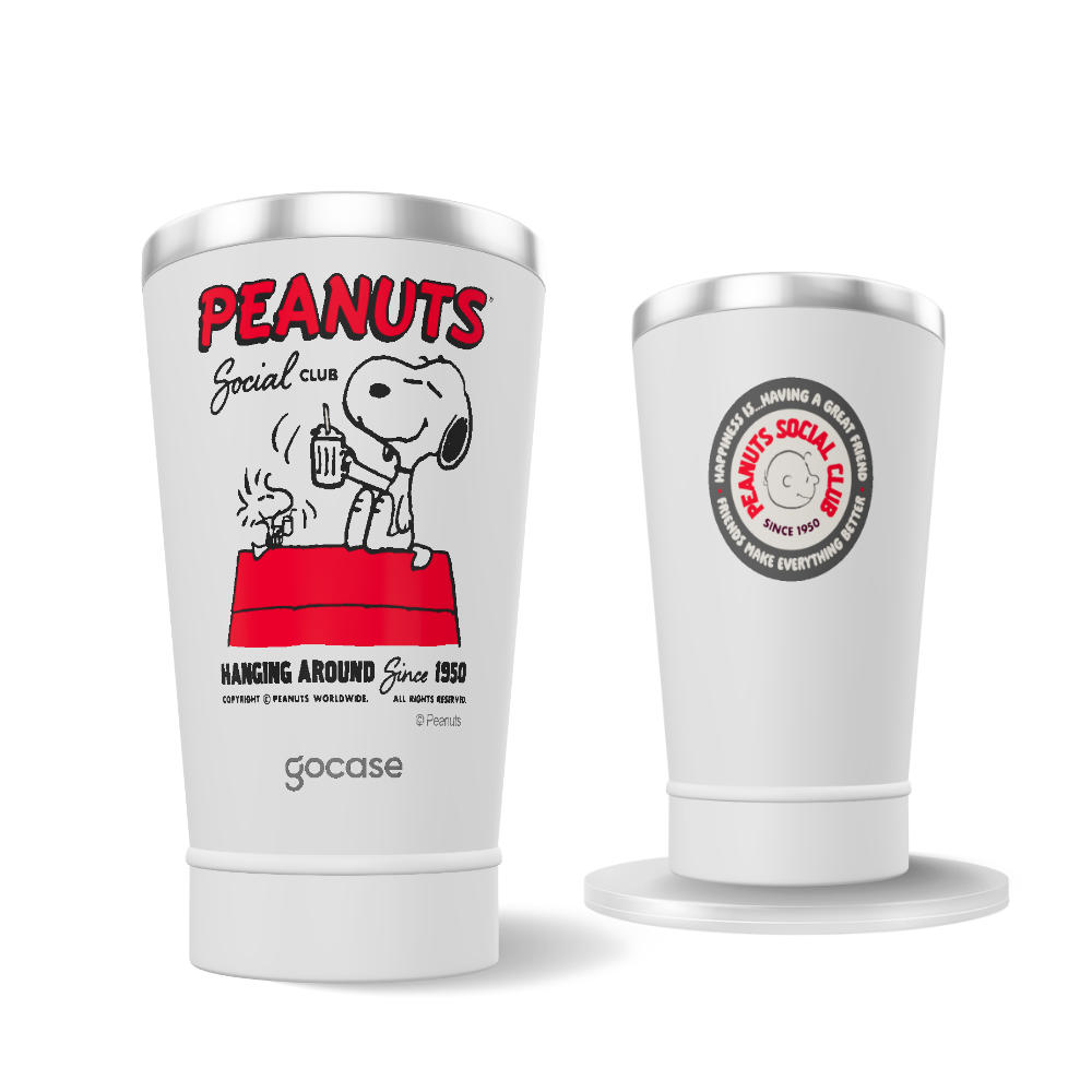 Copo Térmico + Ebook - Snoopy Peanut Social Club