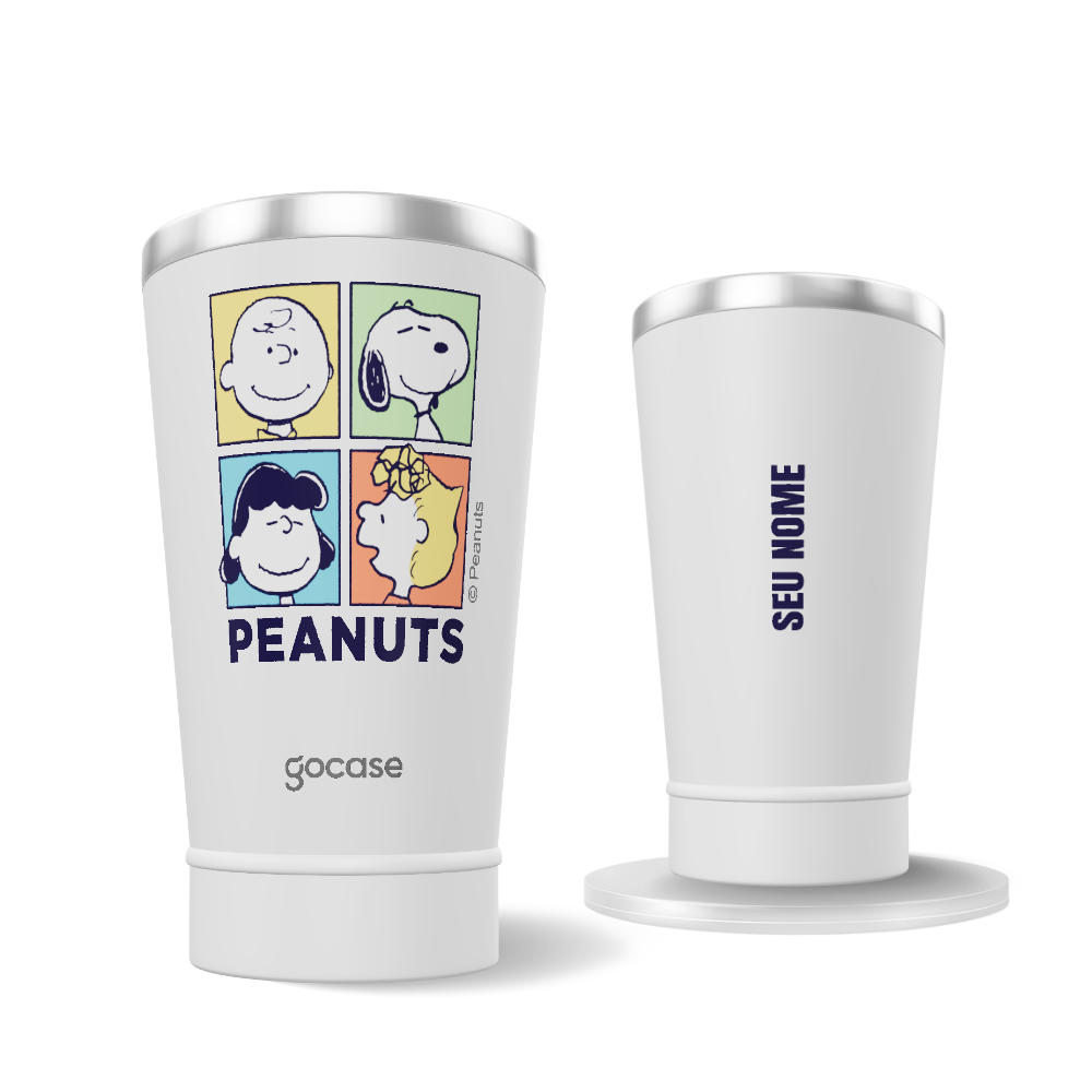Copo Térmico + Ebook - Snoopy Faces