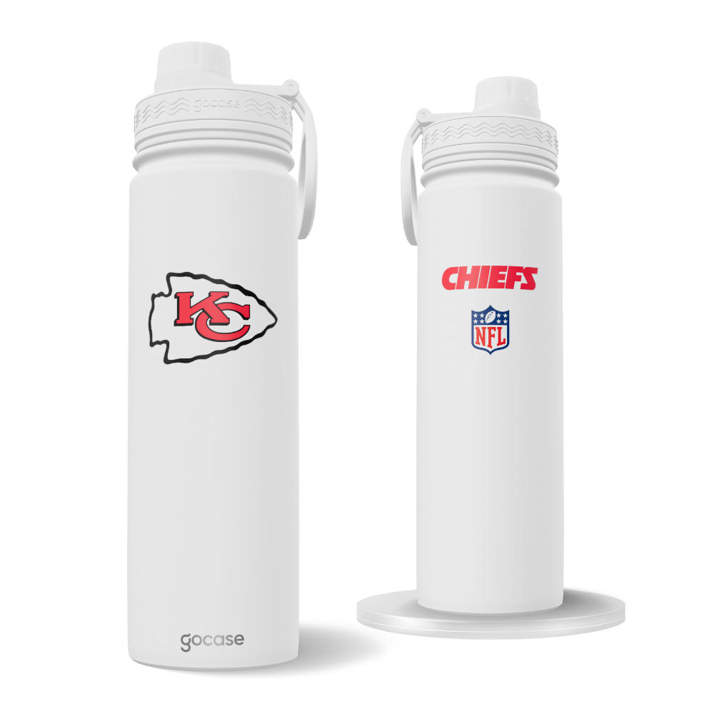 Garrafa Térmica Fresh + Ebook - Kansas City Chiefs Logo