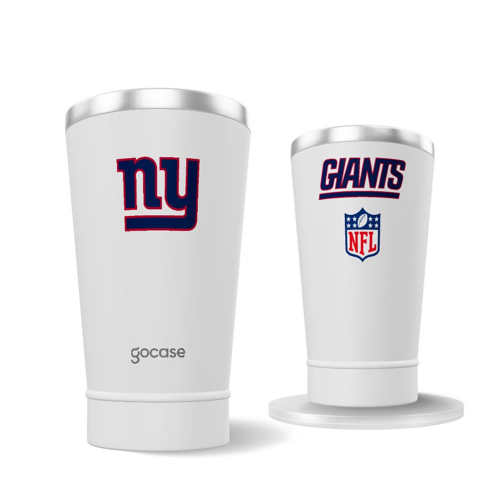 Copo Térmico Cerveja + Ebook - New York Giants Logo