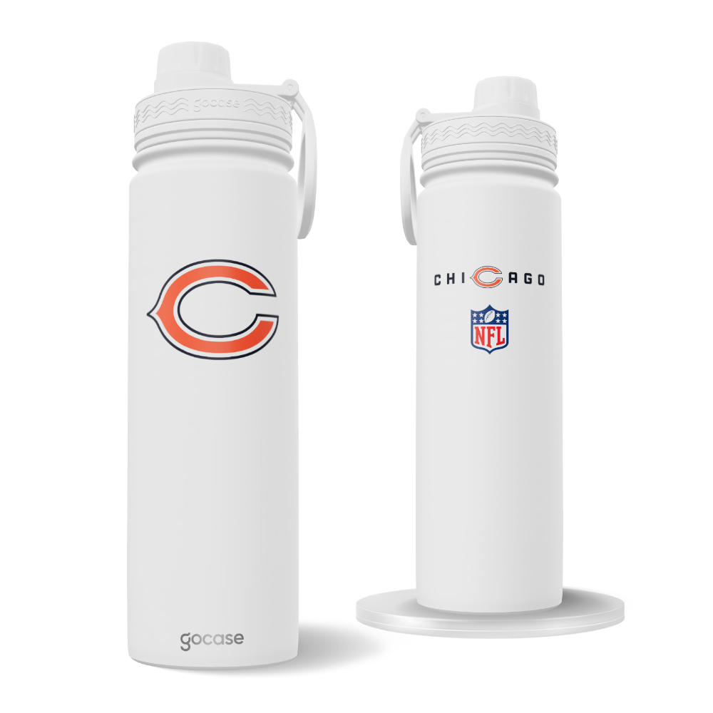 Garrafa Térmica Fresh + Ebook - Chicago Bears - Bear Logo