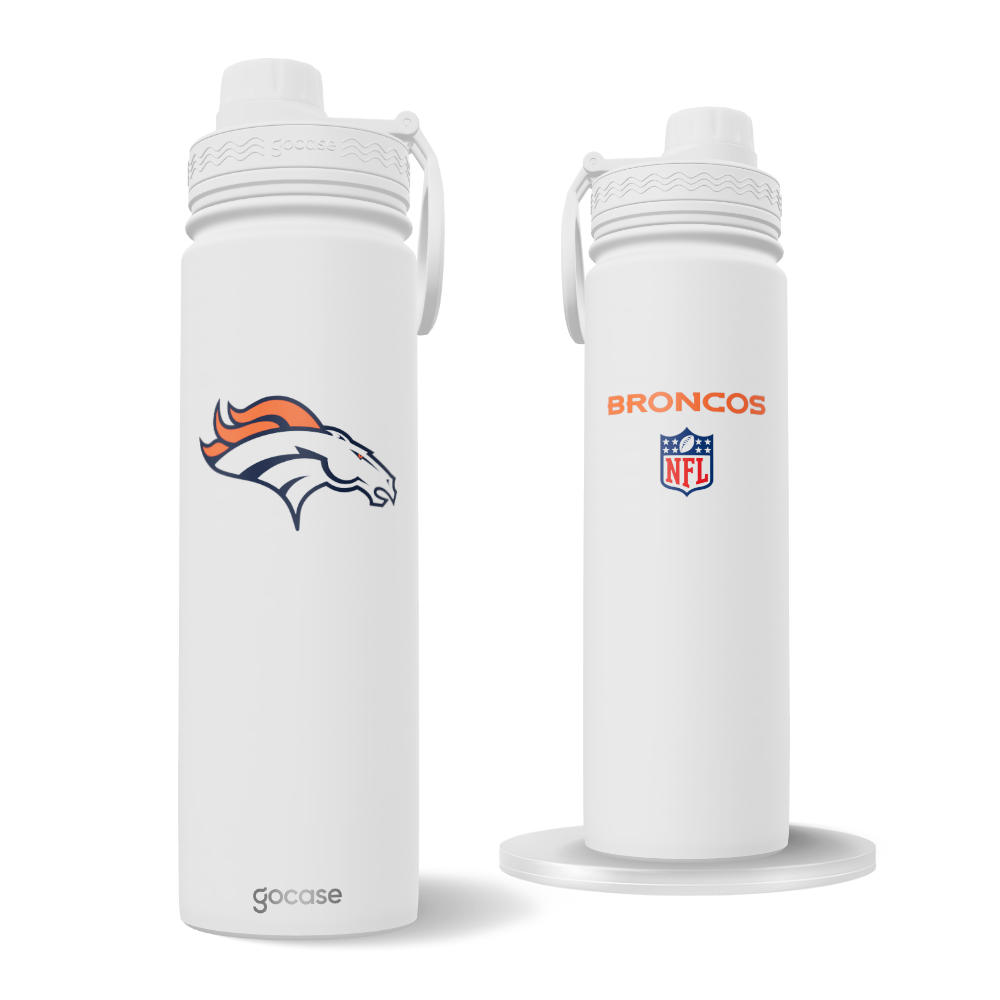 Garrafa Térmica Fresh + Ebook - Denver Broncos - Logo