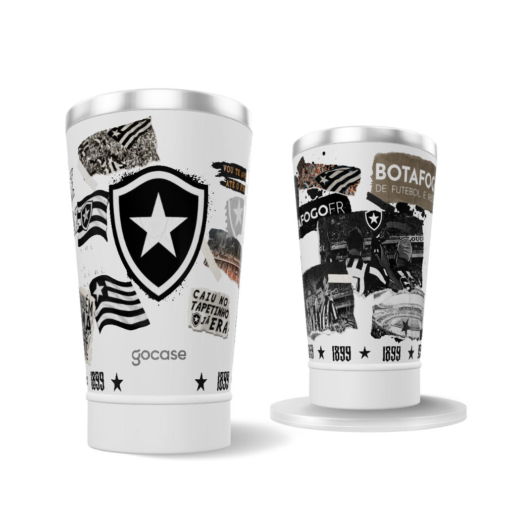  Copo Térmico Cerveja + Ebook - Botafogo - Colagem 2024