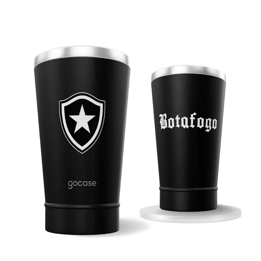  Copo Térmico Cerveja + Ebook - Botafogo - Fire Lettering