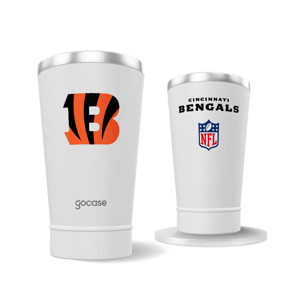 Copo Térmico Cerveja + Ebook - Cincinnati Bengals - Logo