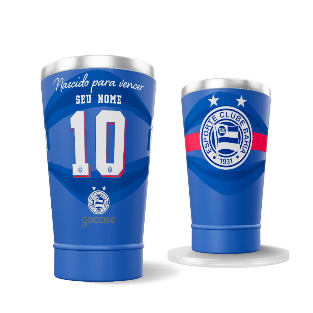  Copo Térmico Cerveja + Ebook - Bahia - Uniforme 3 2024 P