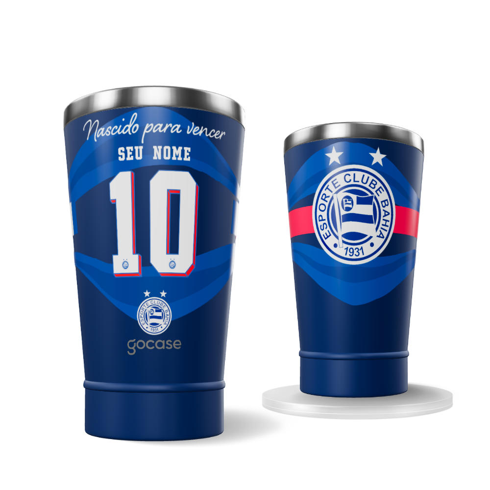  Copo Térmico Cerveja + Ebook - Bahia - Uniforme 3 2024 P
