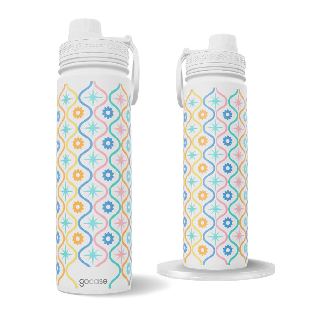 Garrafa Térmica Fresh + Ebook - Retro Line