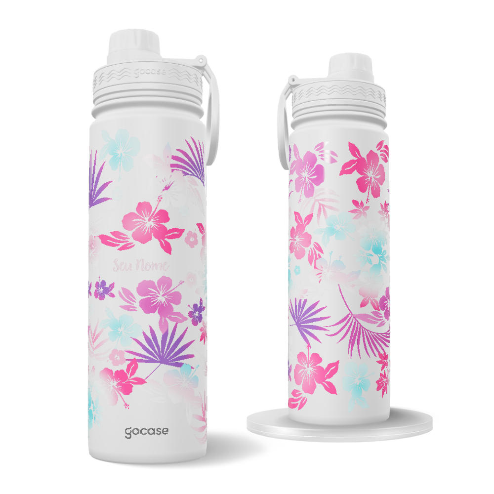 Garrafa Térmica Fresh + Ebook - Tropical Gradiente