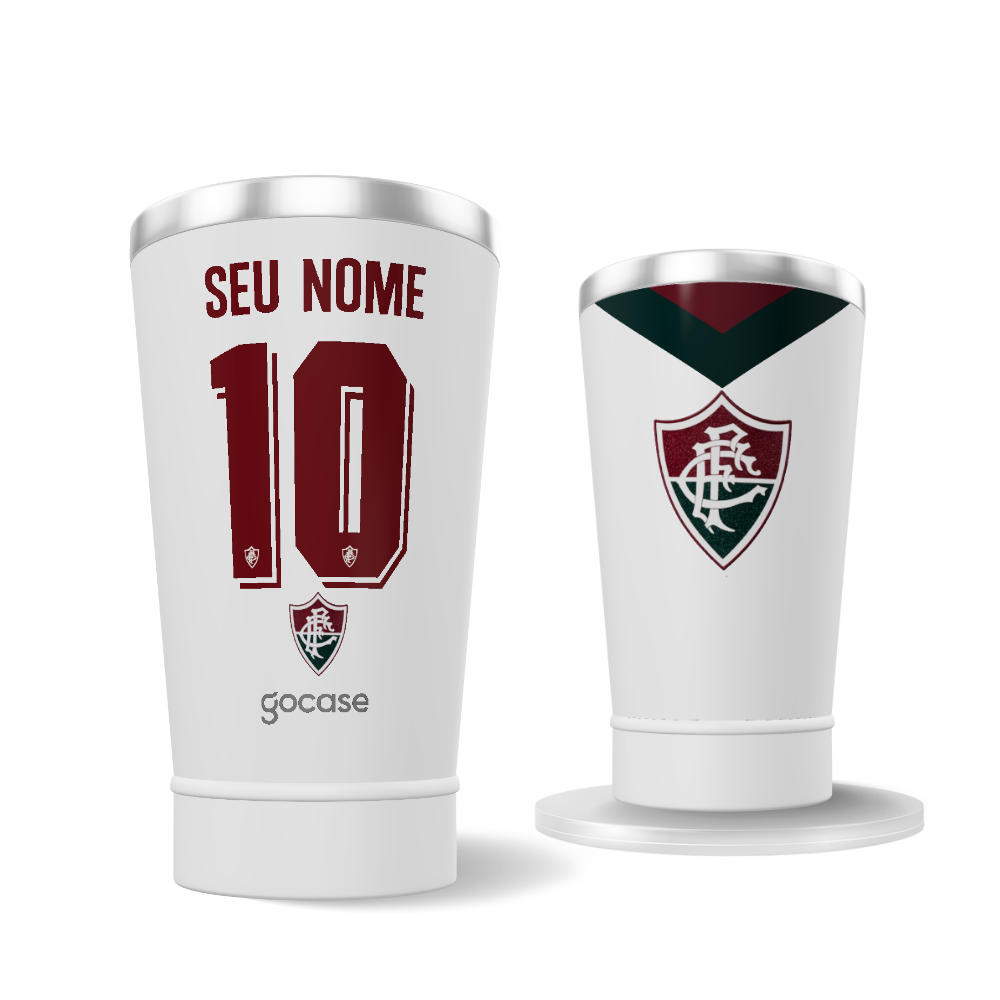  Copo Térmico Cerveja + Ebook - Fluminense Uniforme 3 2024 P