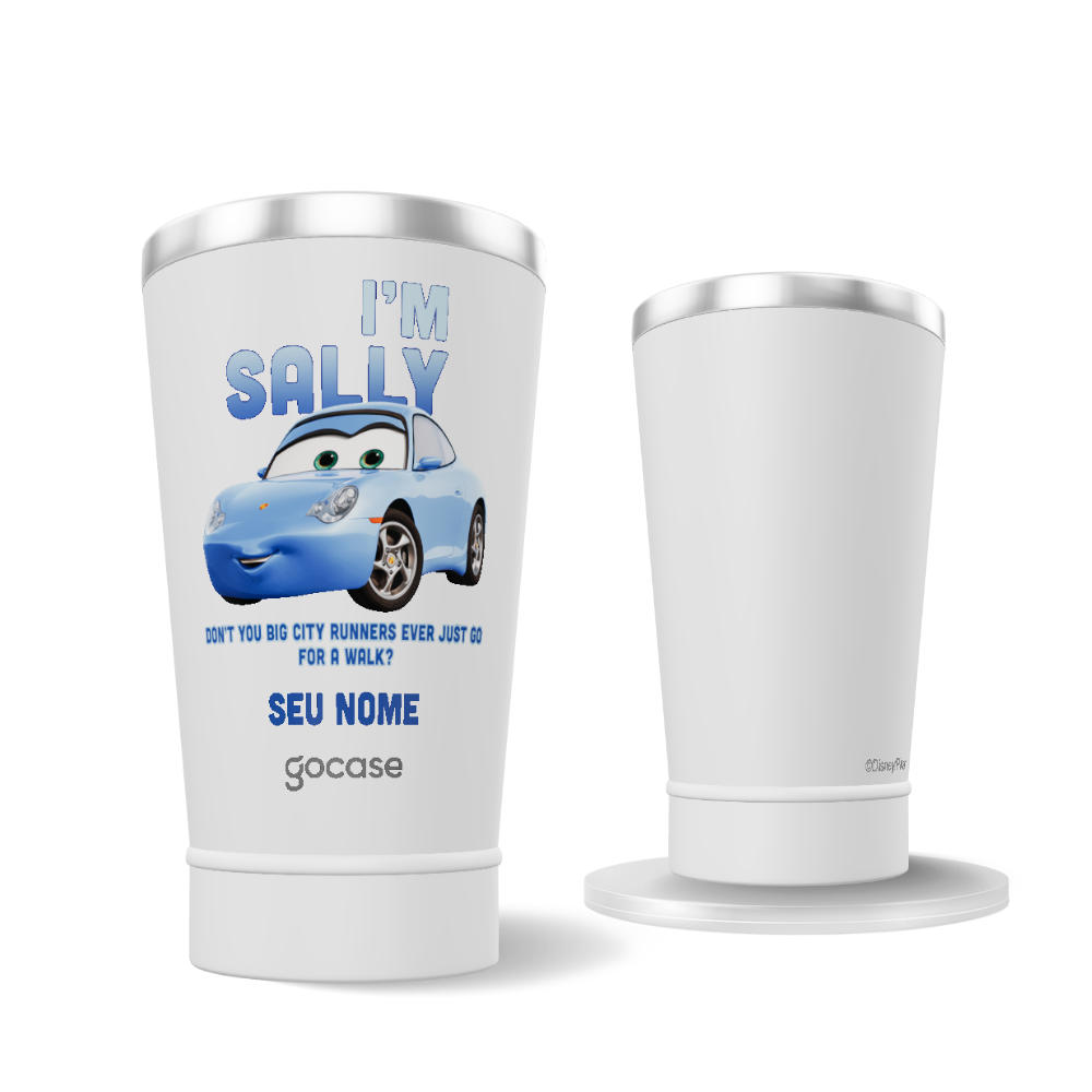Copo Térmico + Ebook - Carros - Sally Love