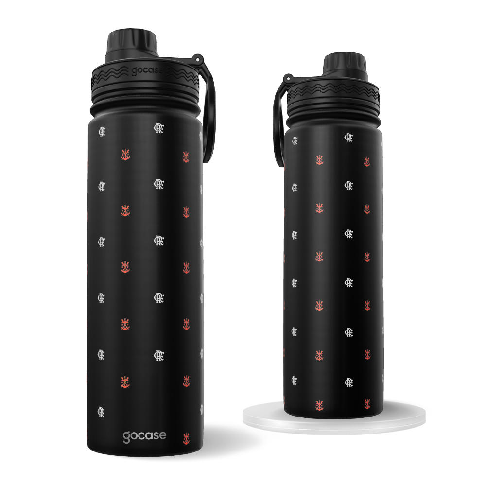  Garrafa Térmica Fresh + Ebook - Flamengo - Petit Poá