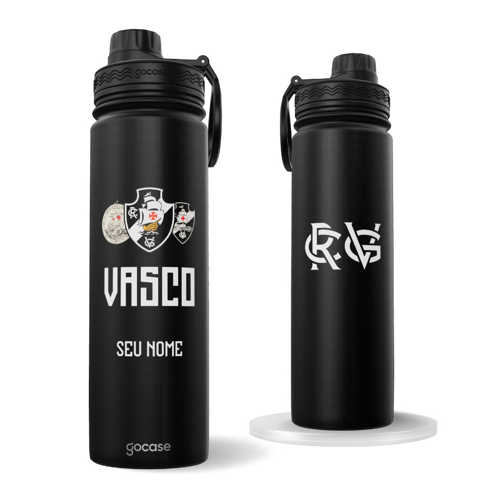 Garrafa Térmica Fresh + Ebook - Vasco - Escudos Históricos