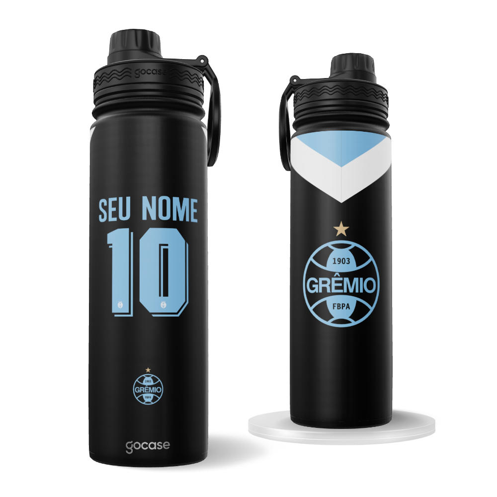  Garrafa Térmica Fresh + Ebook - Grêmio Uniforme 3 2024 P