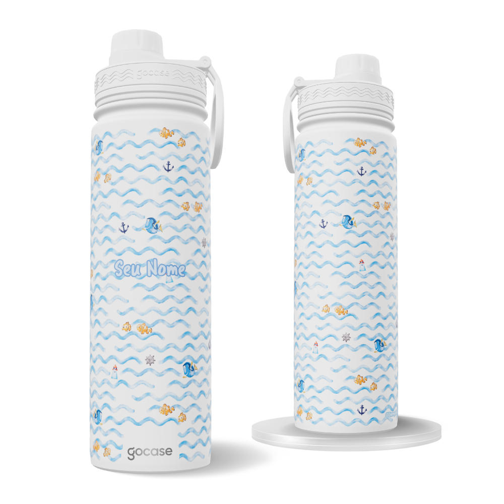 Garrafa Térmica Fresh + Ebook - Oceano do Nemo