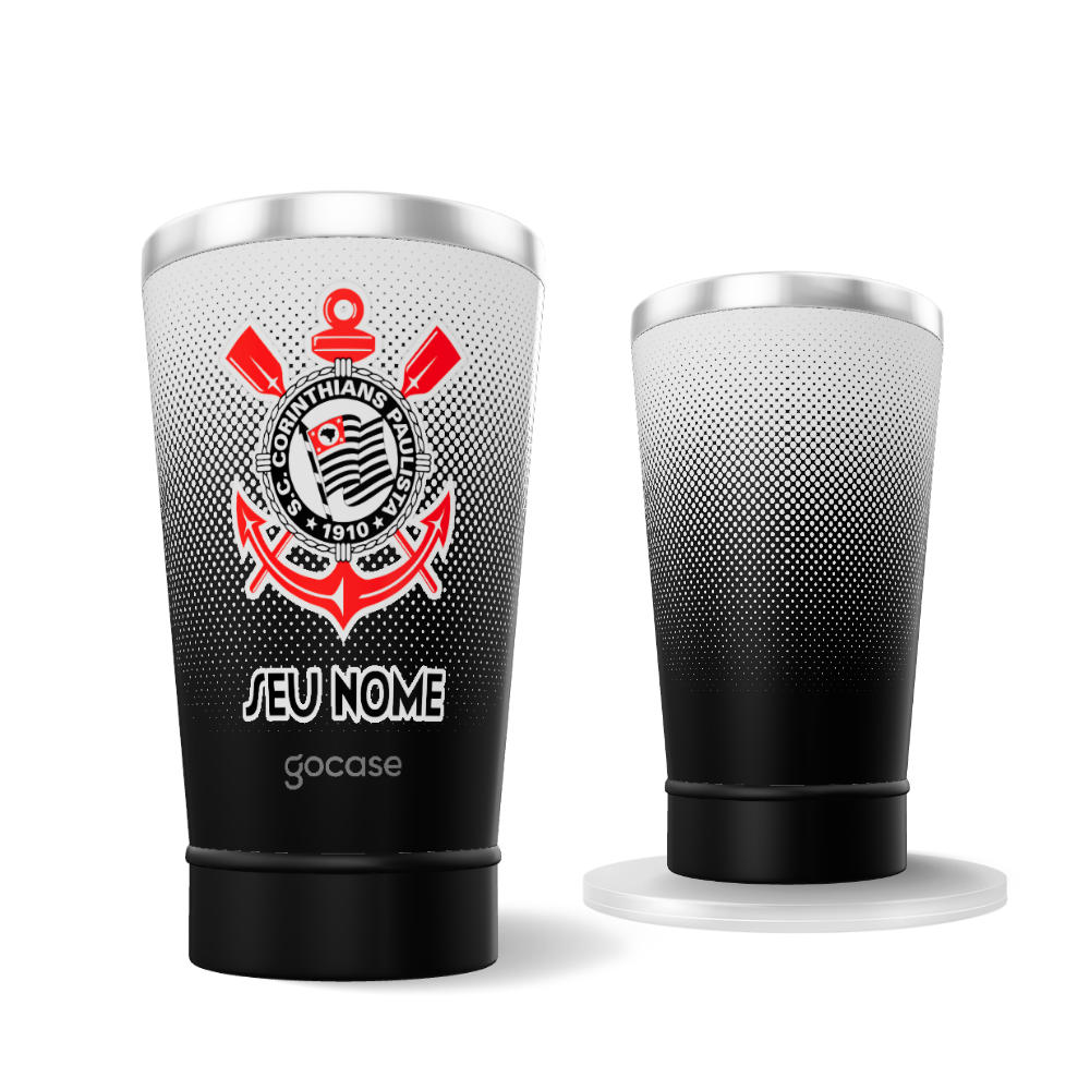 Copo Térmico Cerveja + Ebook - Corinthians Uniforme 1