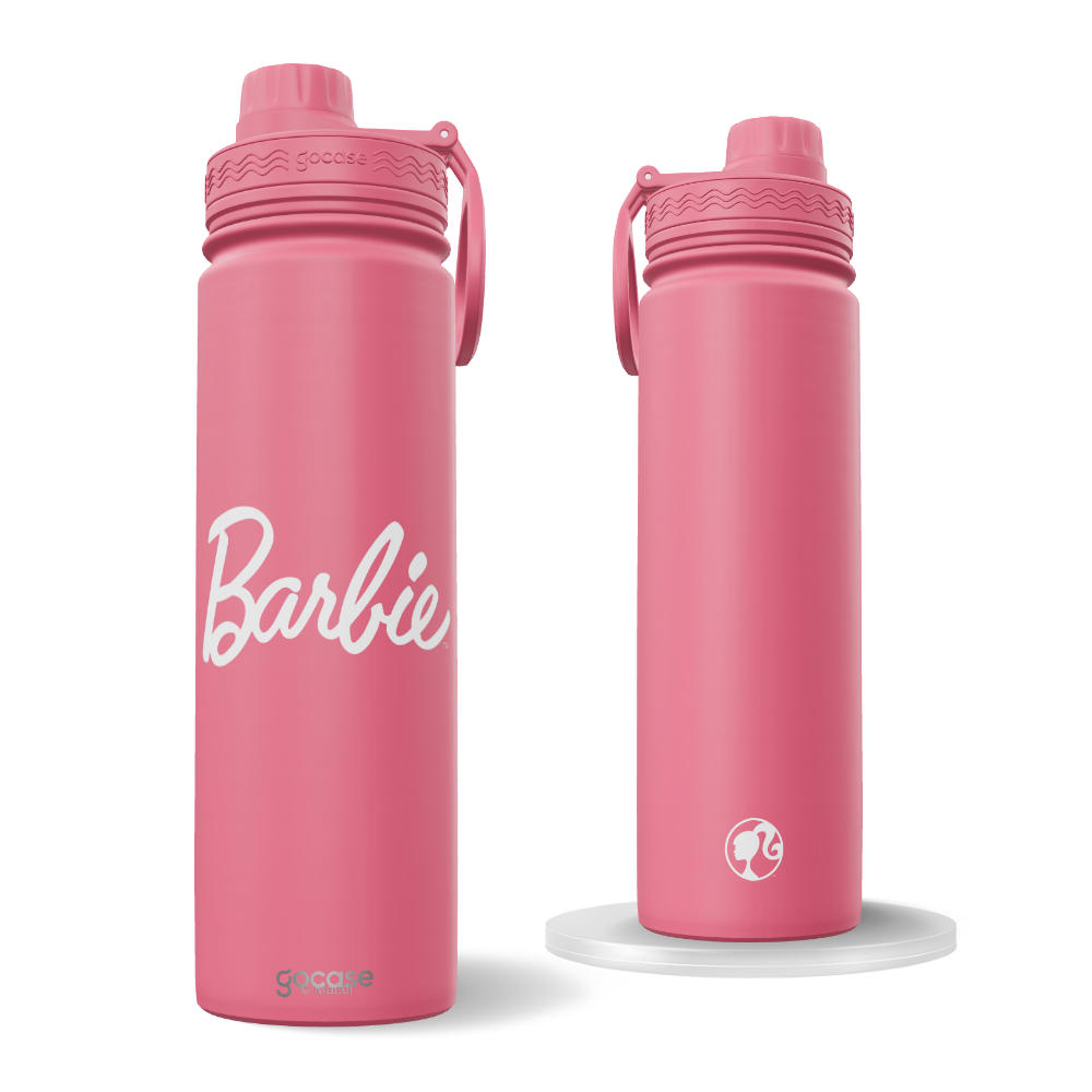 Garrafa Térmica Fresh + Ebook - Barbie - Logo White