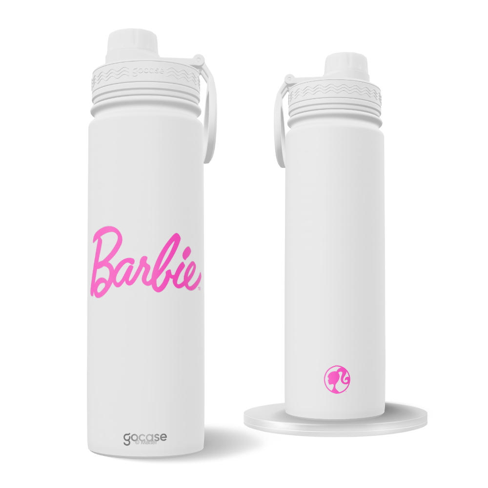 Garrafa Térmica Fresh + Ebook - Barbie - Logo Pink