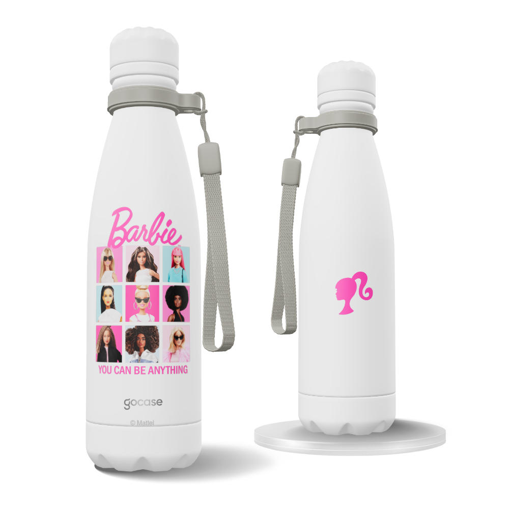 Garrafa Térmica Urban + Ebook - Barbie - You Can Be Anything