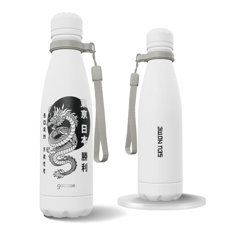 Garrafa Térmica Urban + Ebook - Dragão Born Free