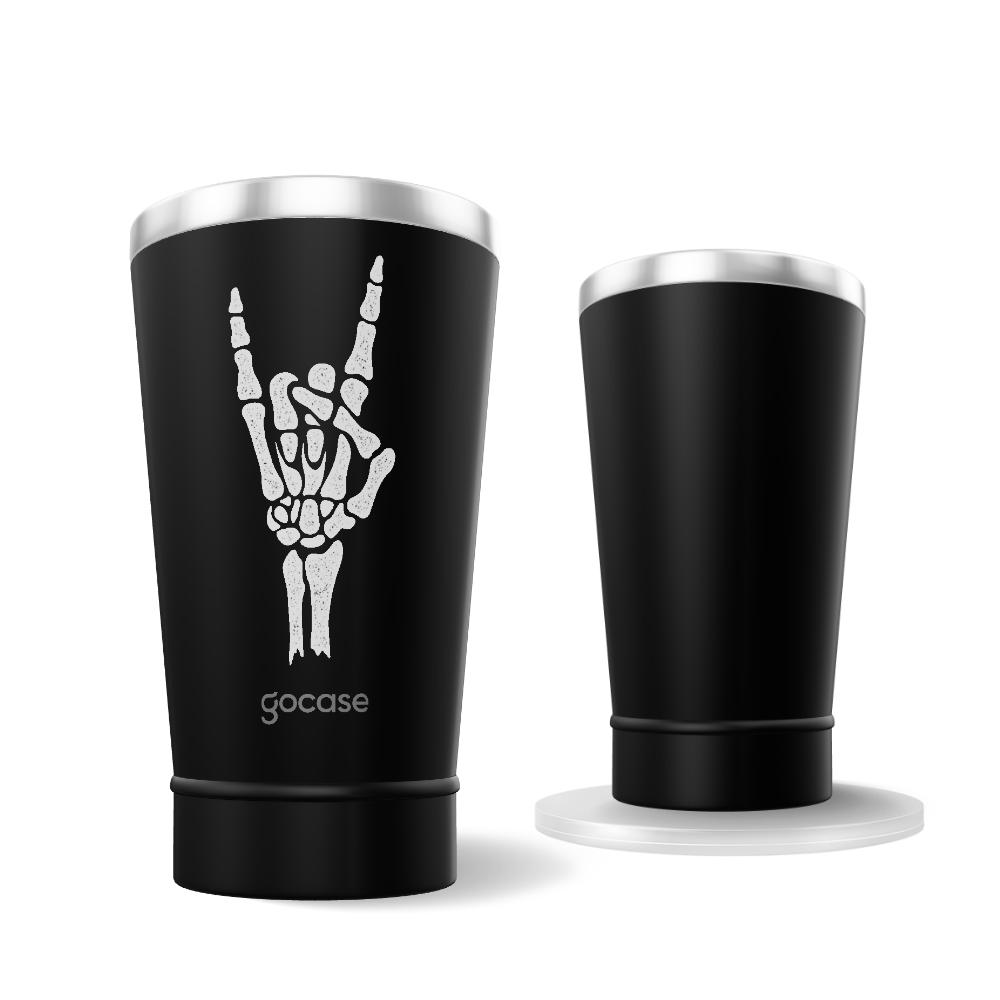 Copo Térmico + Ebook - Skeleton Rock