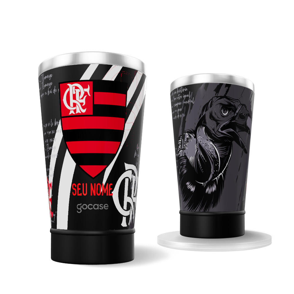 Copo Térmico Cerveja + Ebook - Flamengo - Urubu 2024	