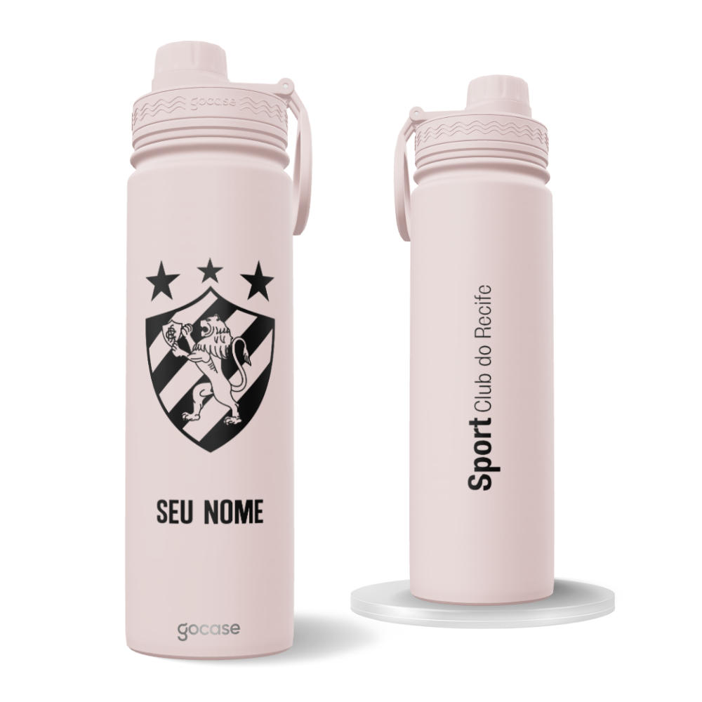  Garrafa Térmica Fresh + Ebook - Sport - Outubro Rosa 2024