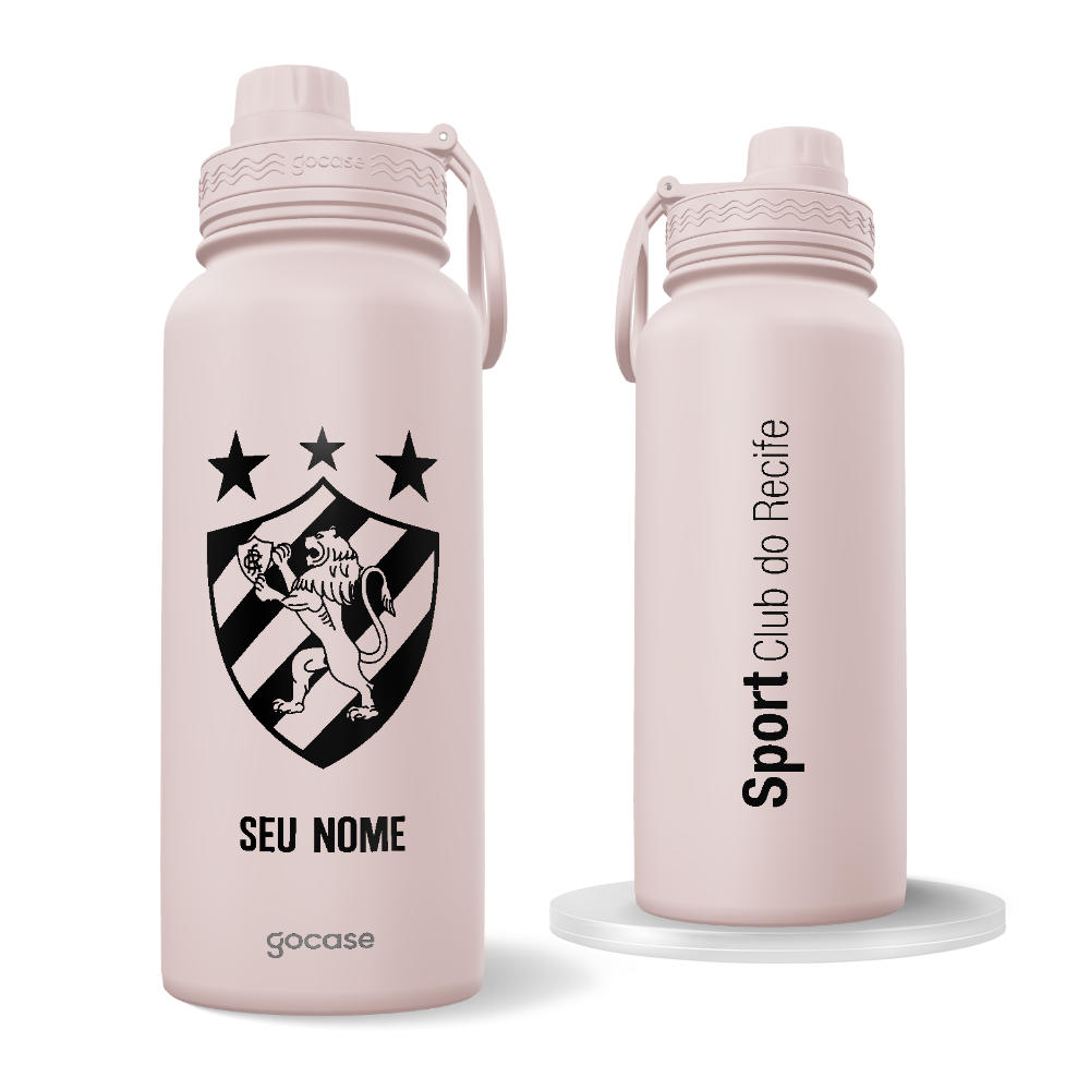  Garrafa Térmica Fresh + Ebook - Sport - Outubro Rosa 2024