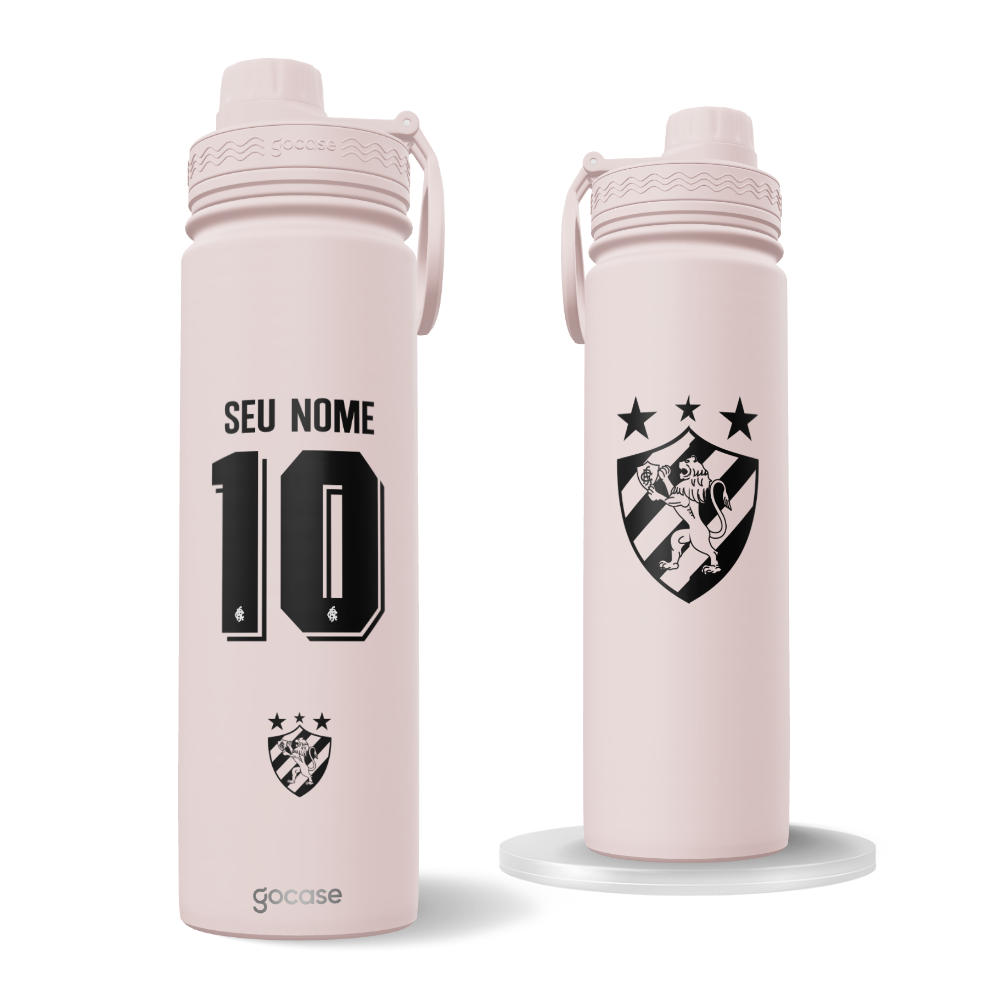  Garrafa Térmica Fresh + Ebook - Sport - Outubro Rosa 2024 P