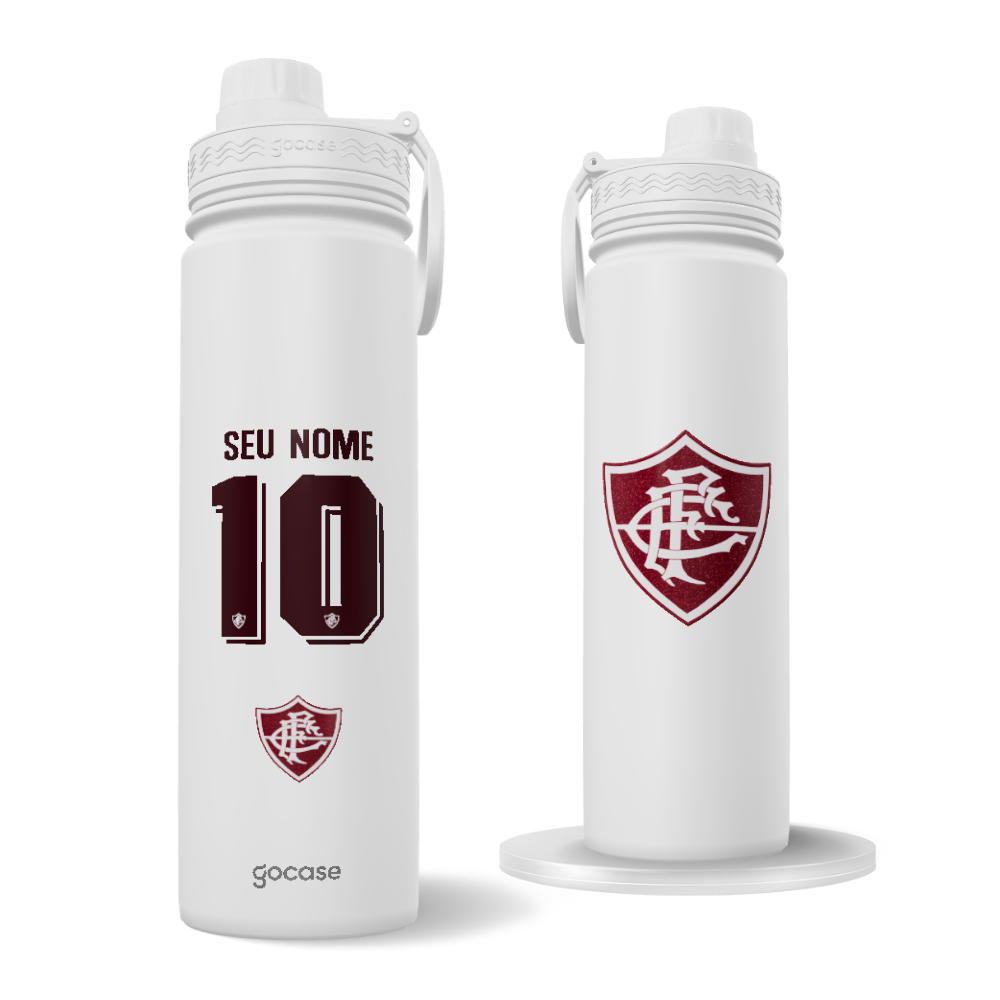  Garrafa Térmica Fresh + Ebook - Fluminense - Outubro Rosa 2024 P