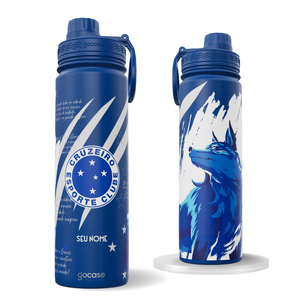  Garrafa Térmica Fresh + Ebook -Cruzeiro -  Raposa