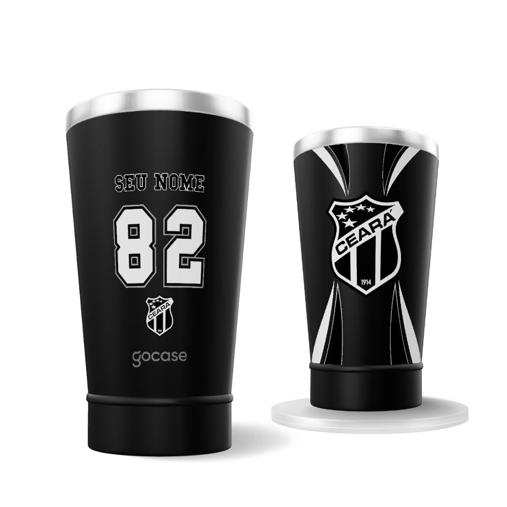  Copo Térmico Cerveja + Ebook -Ceará - Uniforme 4 P